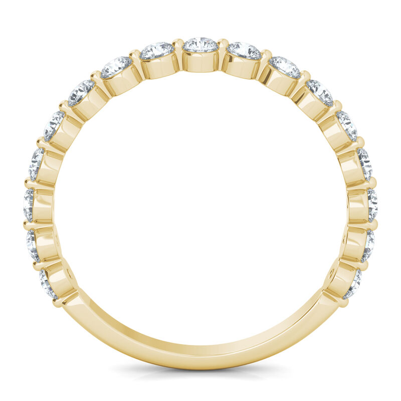 Lab Grown Diamond Wedding Band in 14K Yellow Gold &#40;1/2 ct. tw.&#41;