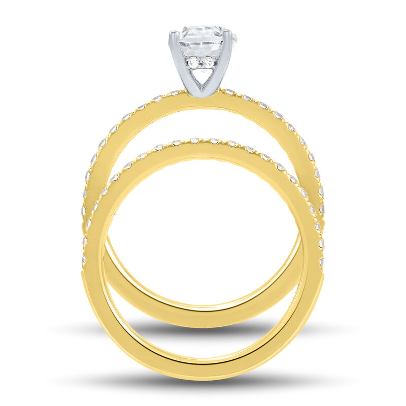 Lab Grown Diamond Wedding Set in 14K Yellow Gold &#40;1 3/4 ct. tw.&#41;