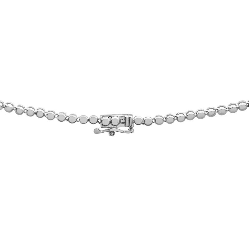 1-1/4 Ct. T.W. Diamond Double Row Tennis Necklace in Sterling Silver - 22
