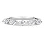 Lab Grown Diamond Marquise-Cut 5-Stone Anniversary Band in 14K Gold