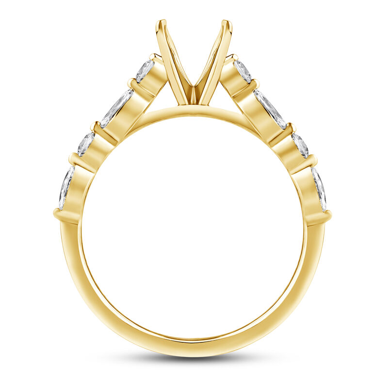 Diamond Semi-Mount in 14K Yellow Gold &#40;1/2 ct. tw.&#41;