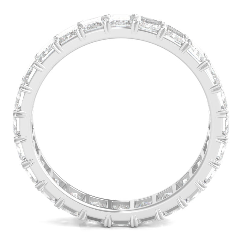 Lab Grown Emerald-Cut Diamond Eternity Band in Platinum &#40;3 ct. tw.&#41; 