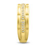 Men&rsquo;s Diamond Wedding Band in 10K Yellow Gold &#40;1/5 ct. tw.&#41; 