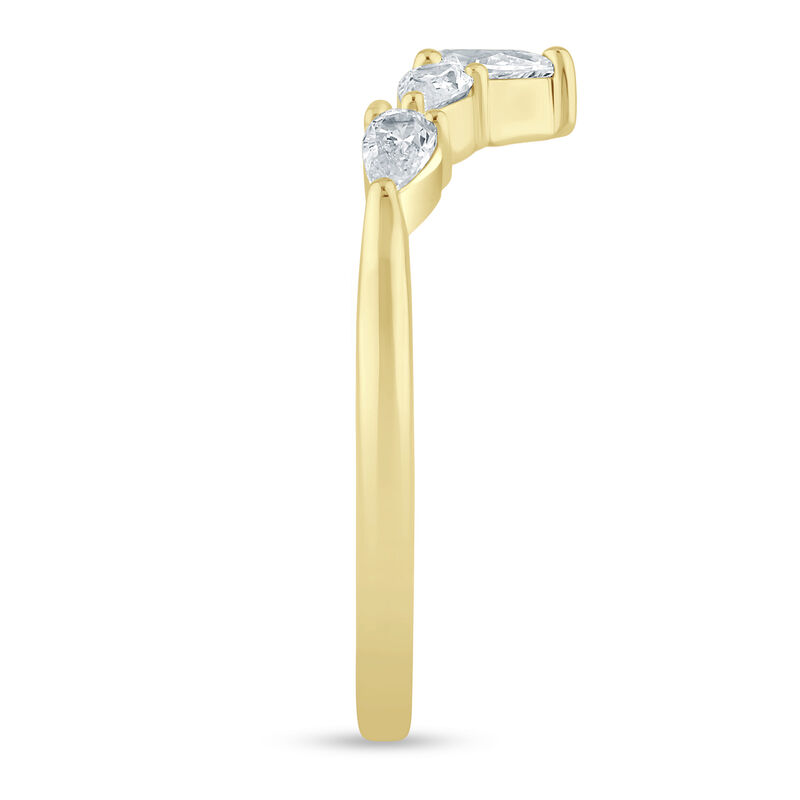 Diamond Contour Band in 14K Yellow Gold &#40;1/2 ct. tw.&#41;