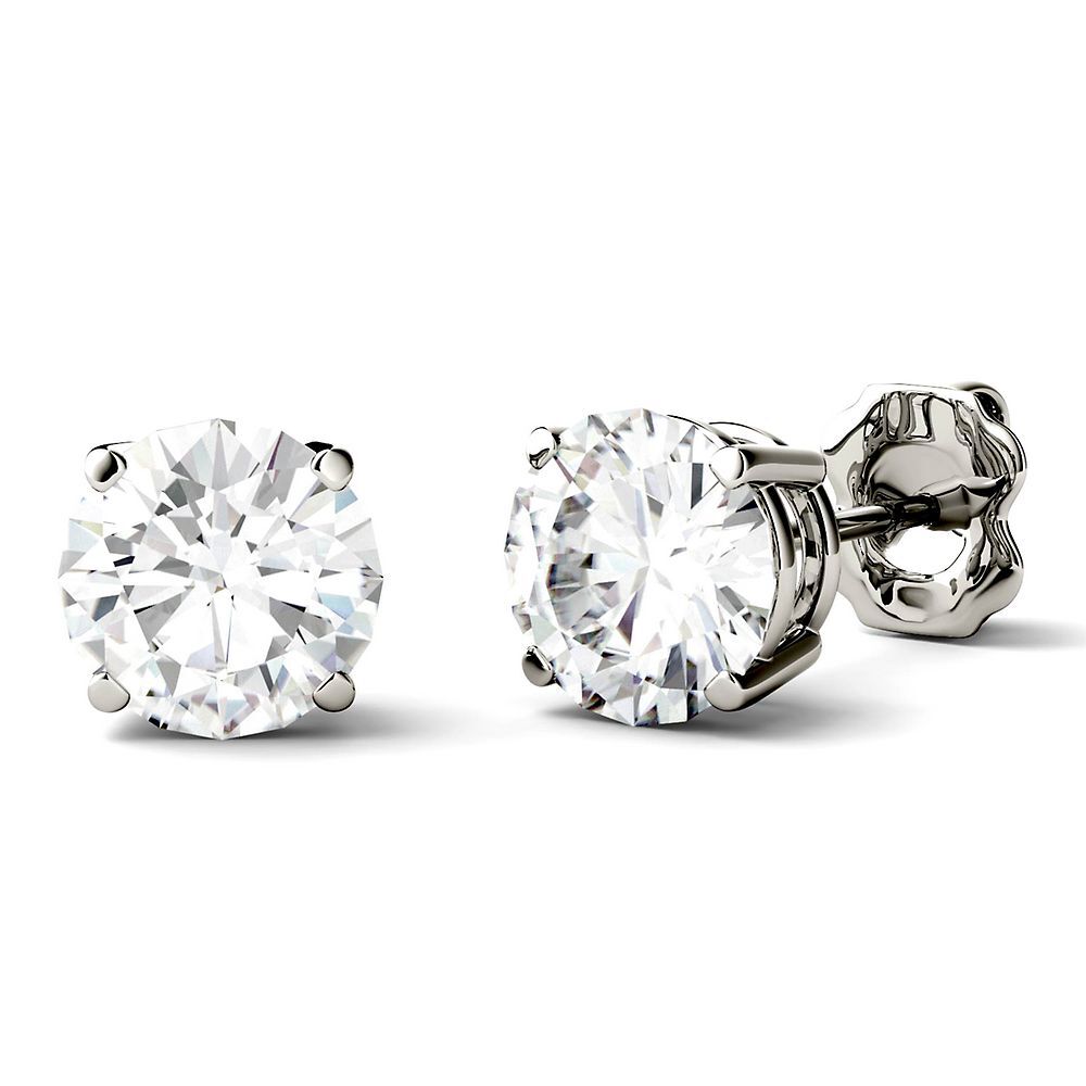 Lab Grown Diamond Stud Earrings 2 1/2 Carat – Tetreault Jewelers