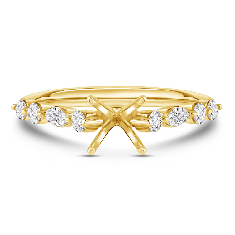 Diamond Semi-Mount in 14K Yellow Gold &#40;1/2 ct. tw.&#41;