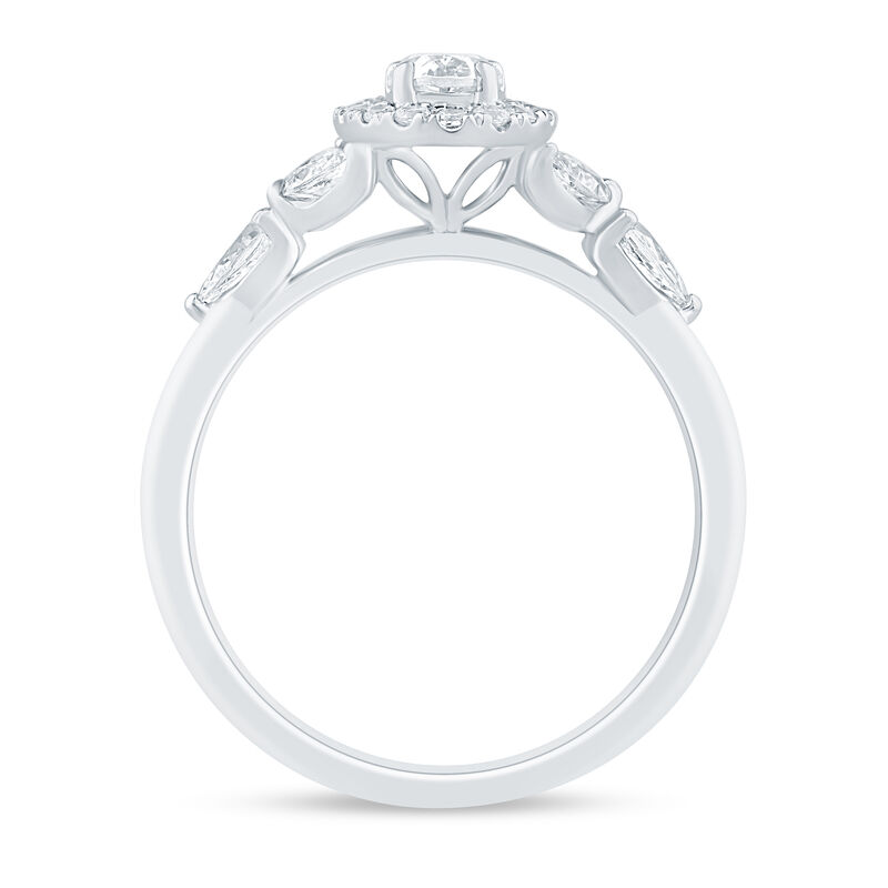 Ophelia Diamond Engagement Ring in 14K White Gold &#40;1 ct. tw.&#41;