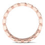 Emerald-Cut Lab Grown Diamond Bezel-Set Eternity Band in 14K Rose Gold &#40;2 1/2 ct. tw.&#41;