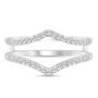 Lab Grown Diamond Chevron Ring Insert in 14K Rose White &#40;1/4 ct. tw.&#41;