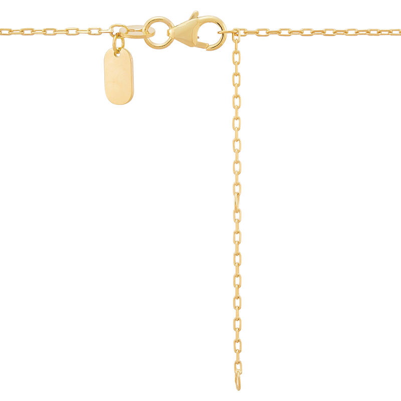 Amethyst Toi et Moi Necklace in 10K Yellow Gold