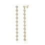 Diamond Bezel Drop Earrings in 10K Yellow Gold &#40;1 ct. tw.&#41;