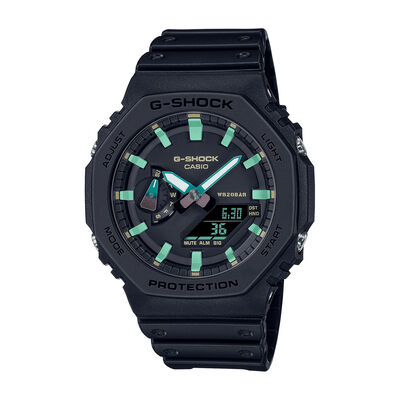 Men’s 2100-Series Watch in Black Resin, 46MM