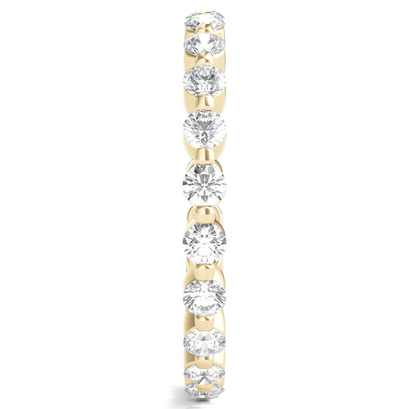 Round Brilliant-Cut Lab Grown Diamond Eternity Band in 14k Yellow Gold &#40;1 ct. tw.&#41;