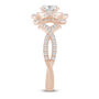 Tilda Diamond Halo Engagement Ring in 14K Rose Gold &#40;1 ct. tw.&#41;