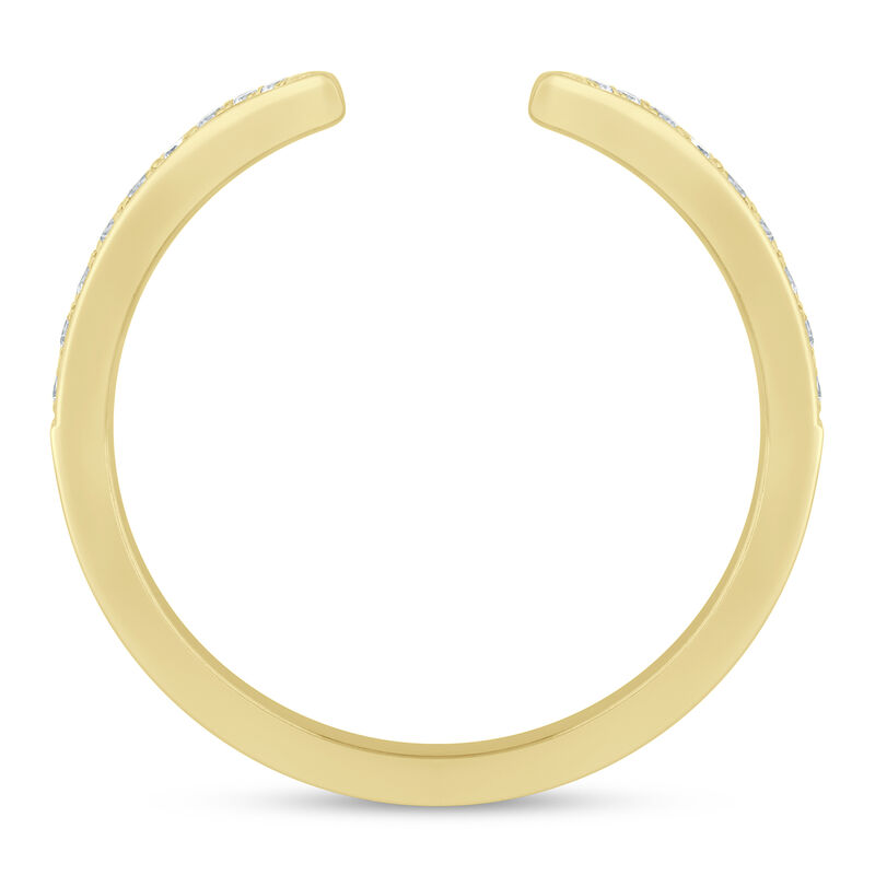 Diamond Open Band in 14K Yellow Gold &#40;1/7 ct. tw.&#41;