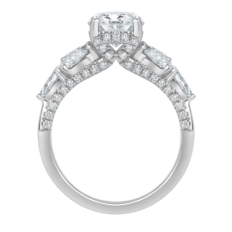 Taylor Lab Grown Diamond Engagement Ring in 14K White Gold &#40;3 1/3 ct. tw.&#41;