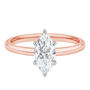 Diamond Marquise Solitaire Engagement Ring in 14K Rose Gold &#40;1 ct.&#41;