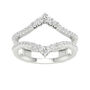 Double-Chevron Diamond Ring Insert in 14K White Gold &#40;1/2 ct. tw.&#41;