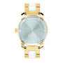 Ceramic Men&rsquo;s Watch in Gold Ion-Plated Stainless Steel