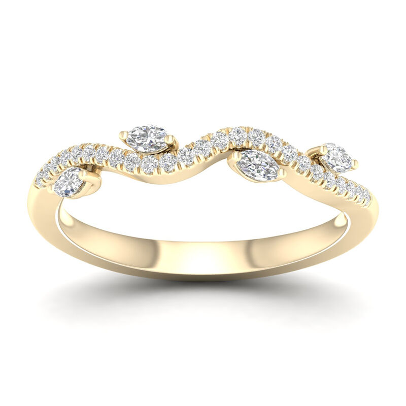 Diamond Vine Anniversary Band in 14K Yellow Gold &#40;1/4 ct. tw.&#41;