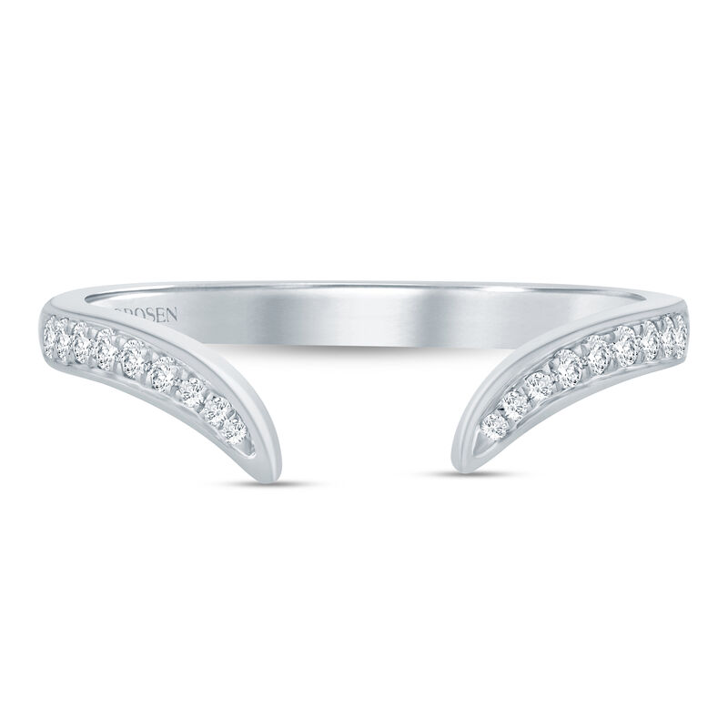 Diamond Open Band in 14K White Gold &#40;1/7 ct. tw.&#41;