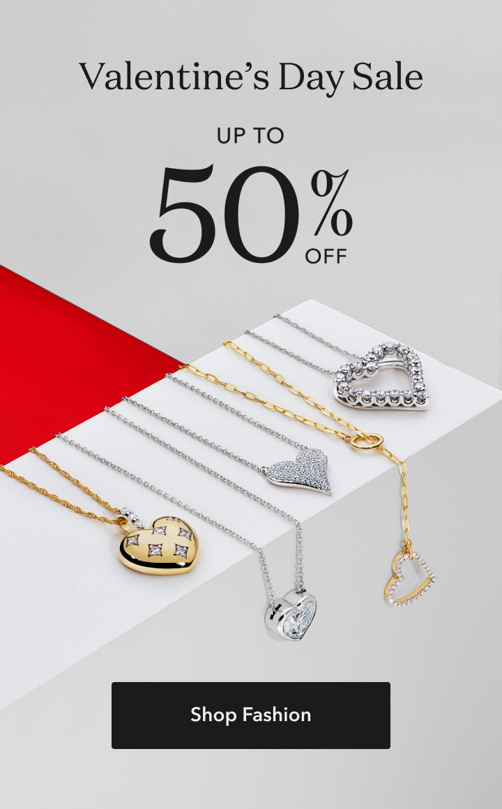 Valentine's Day sale up to 50% off. Shop fashion.