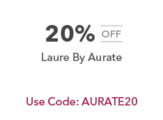 20% off Laure by Aurate. Use Code: AURATE20.