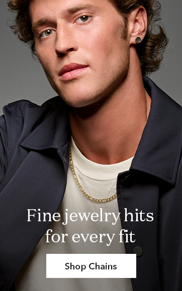 Fine jewelry hits for every fit. Shop chains.