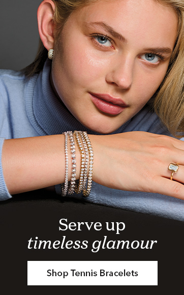 Serve up timeless glamour. Shop tennis bracelets.