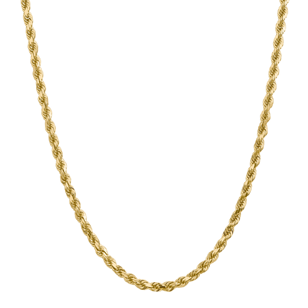 Belk & Co. 14K Yellow Gold Solid Glitter Necklace