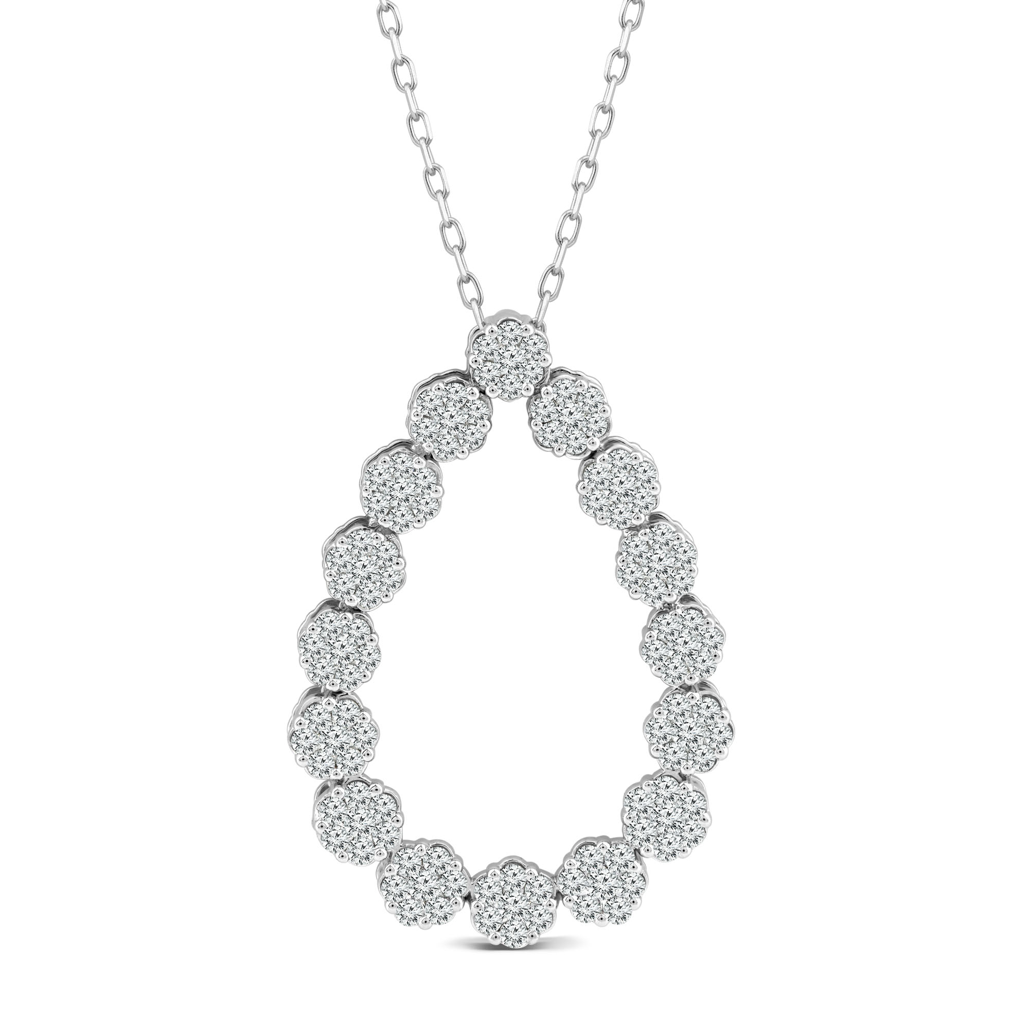 Diamond Necklace White Gold p62707065