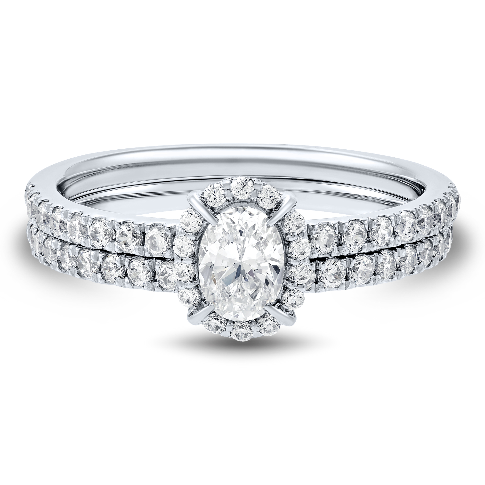 Helzberg Signature Diamond Engagement Ring Set