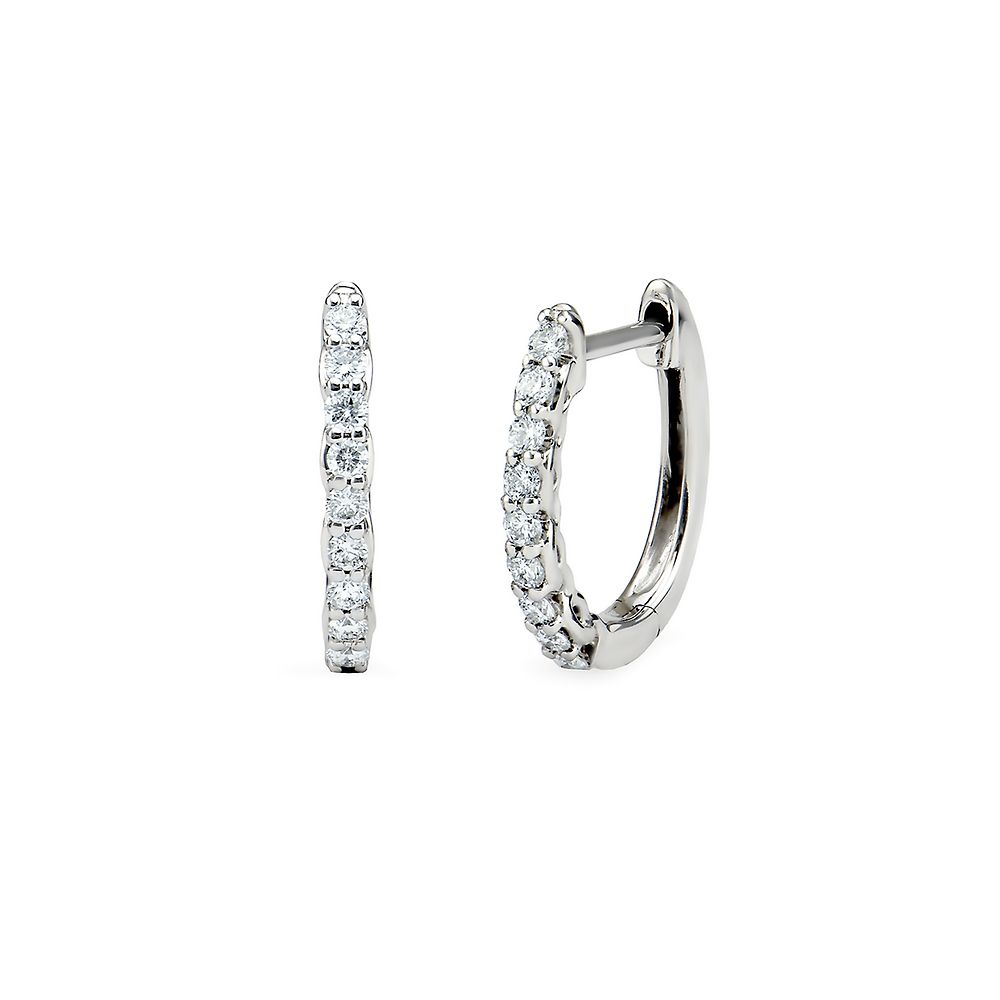 Diamond Hoop Earrings 67112