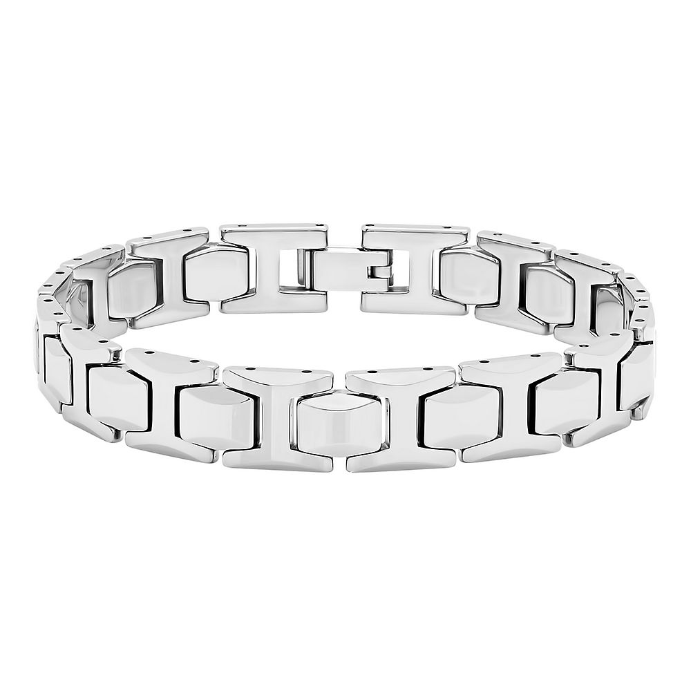 Men's Bracelet in Tungsten Carbide Helzberg Diamonds