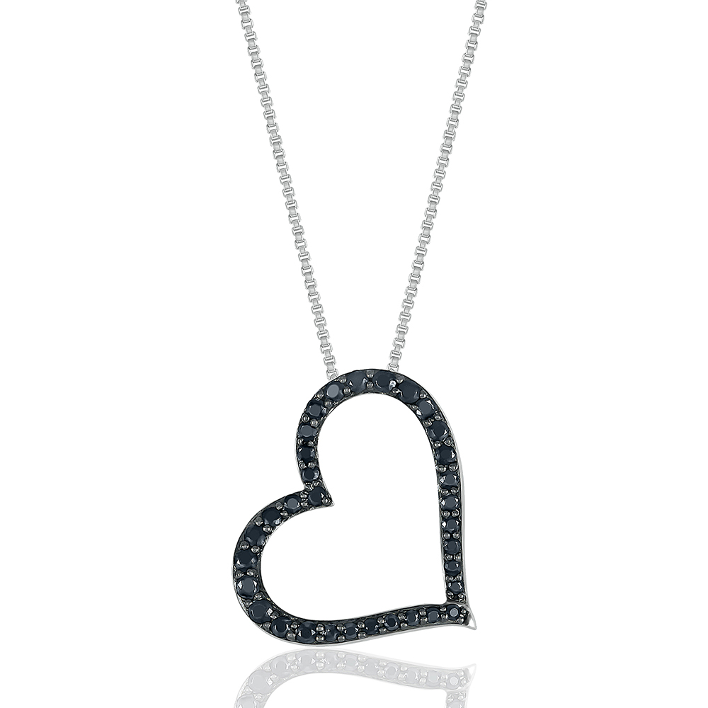 Sterling Silver U of Louisville Heart Pendant Necklace - The Black Bow  Jewelry Company