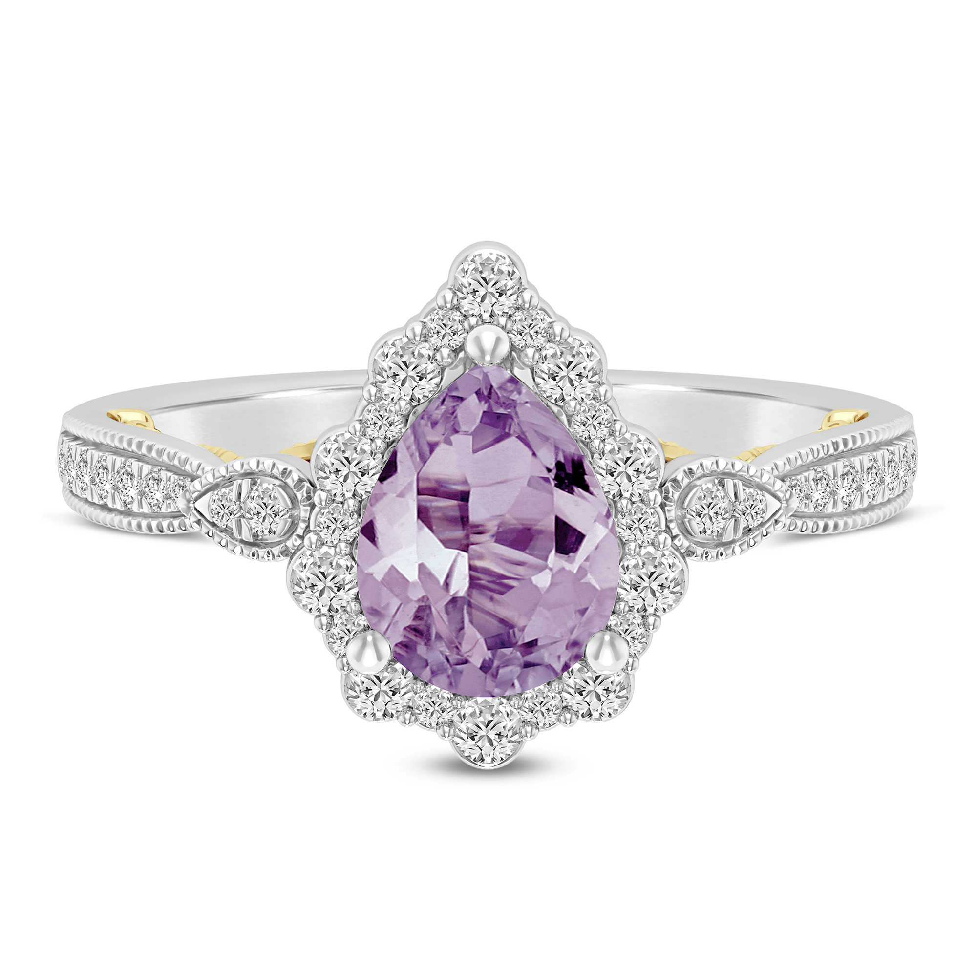 Zac Posen Rose De France Amethyst Engagement Ring