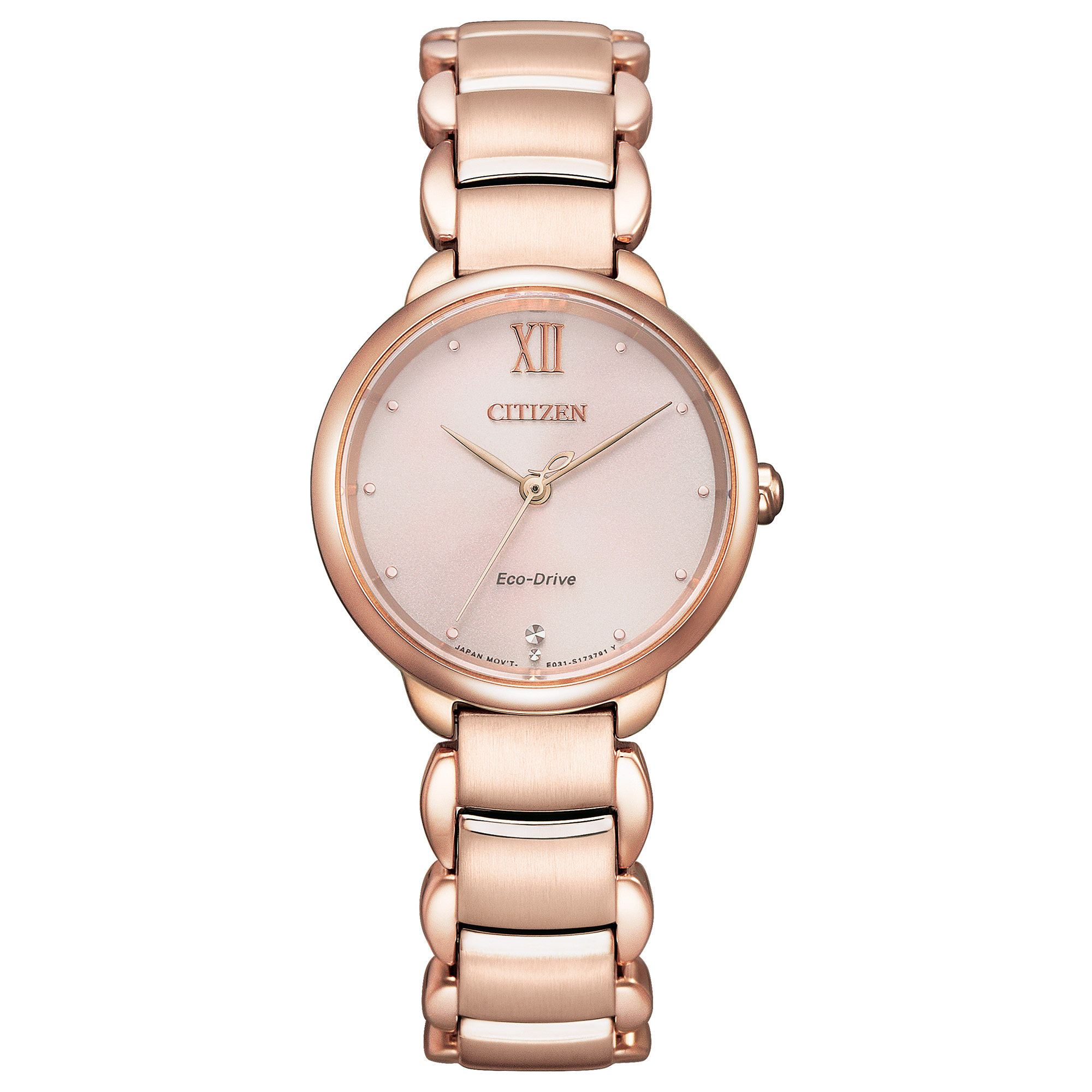 Citizen Ladies Classic Watch in Rose Gold Tone