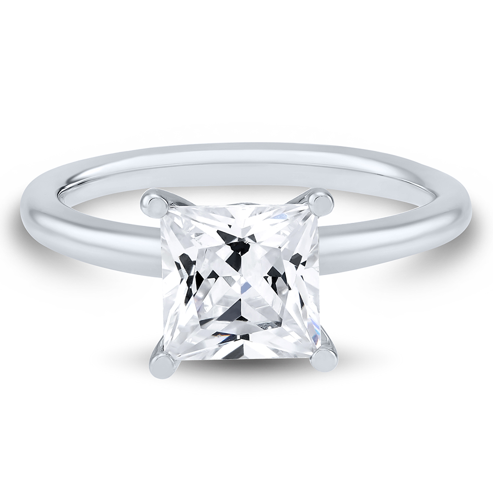 海外通販 安い 2.05ct Brilliant Princess Cut Designer Flawless