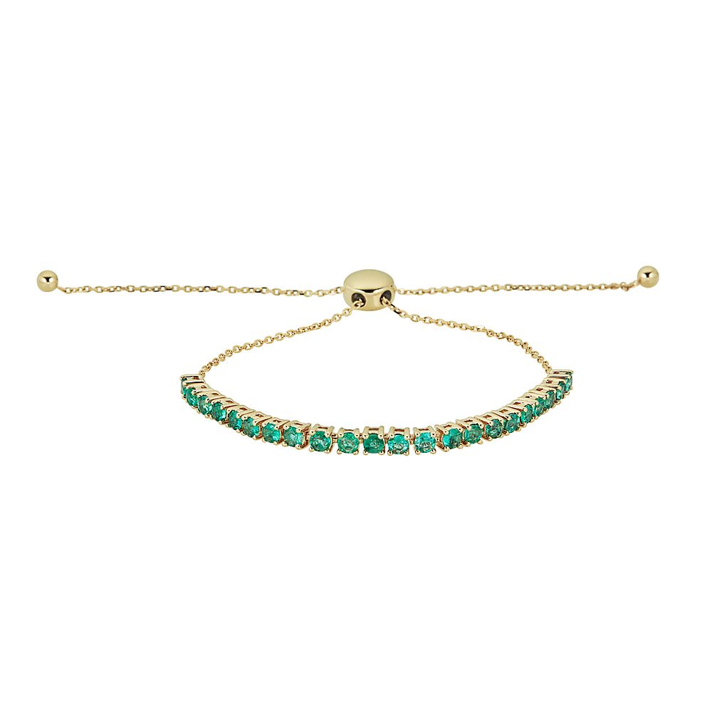 emerald bolo bracelet