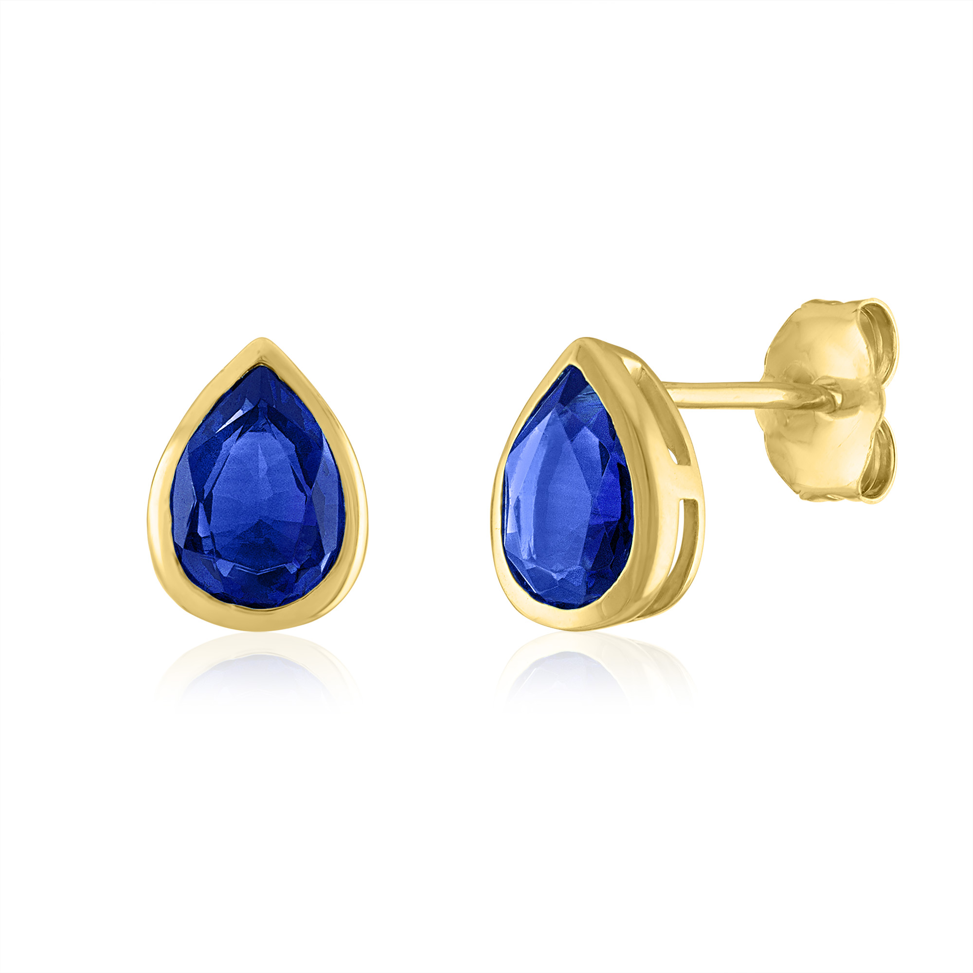 Anuva Blue Sapphire Earring Online Jewellery Shopping India | Yellow Gold  14K | Candere by Kalyan Jewellers