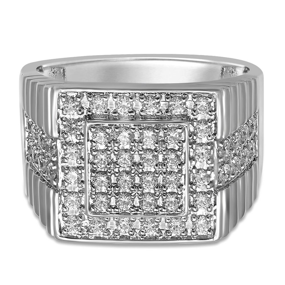 Men's 1 ct. tw. Diamond Ring in 10K White Gold Helzberg Diamonds