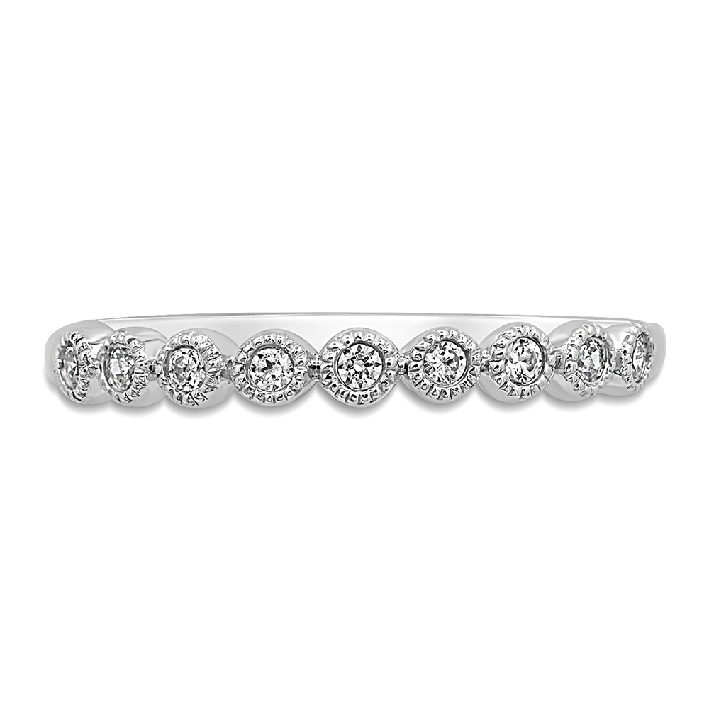 1/10 ct. tw. Diamond Anniversary Band in 10K Gold | Helzberg Diamonds