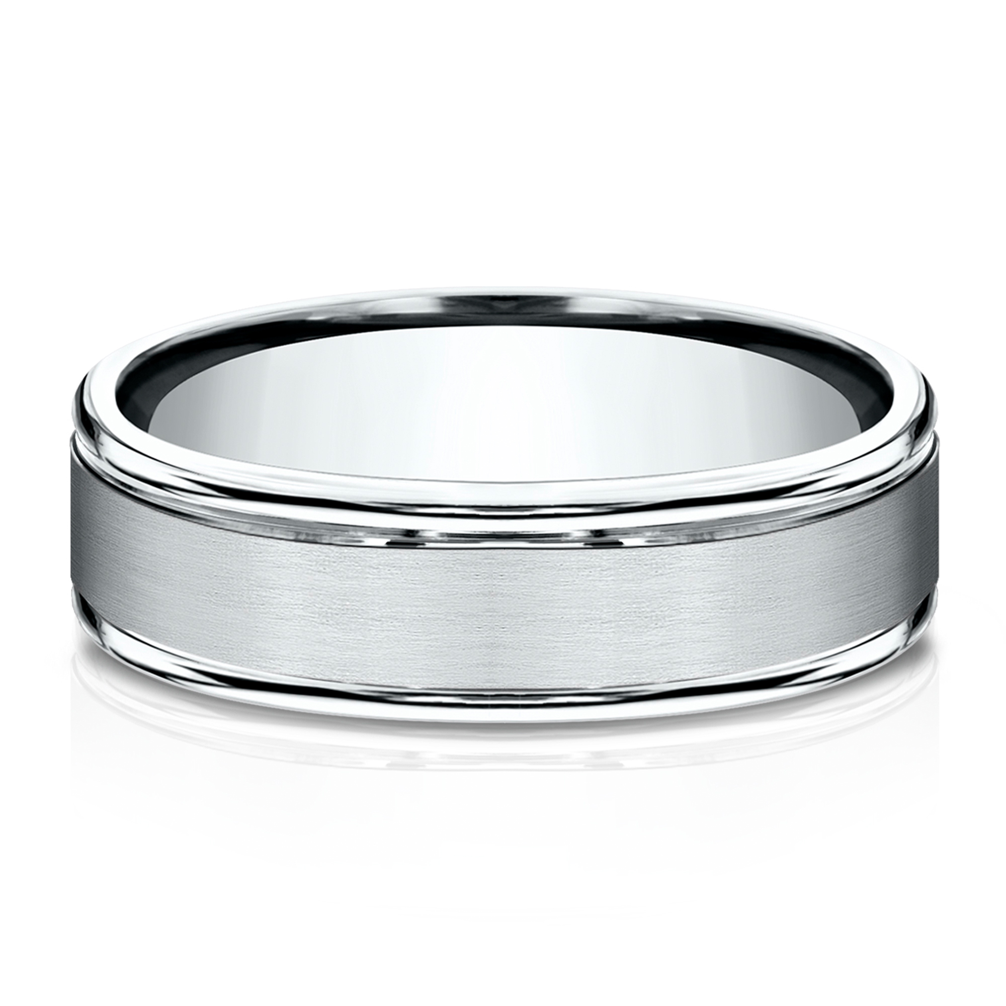 Men S Satin Wedding Band In 14K Gold Or Platinum   2670329 