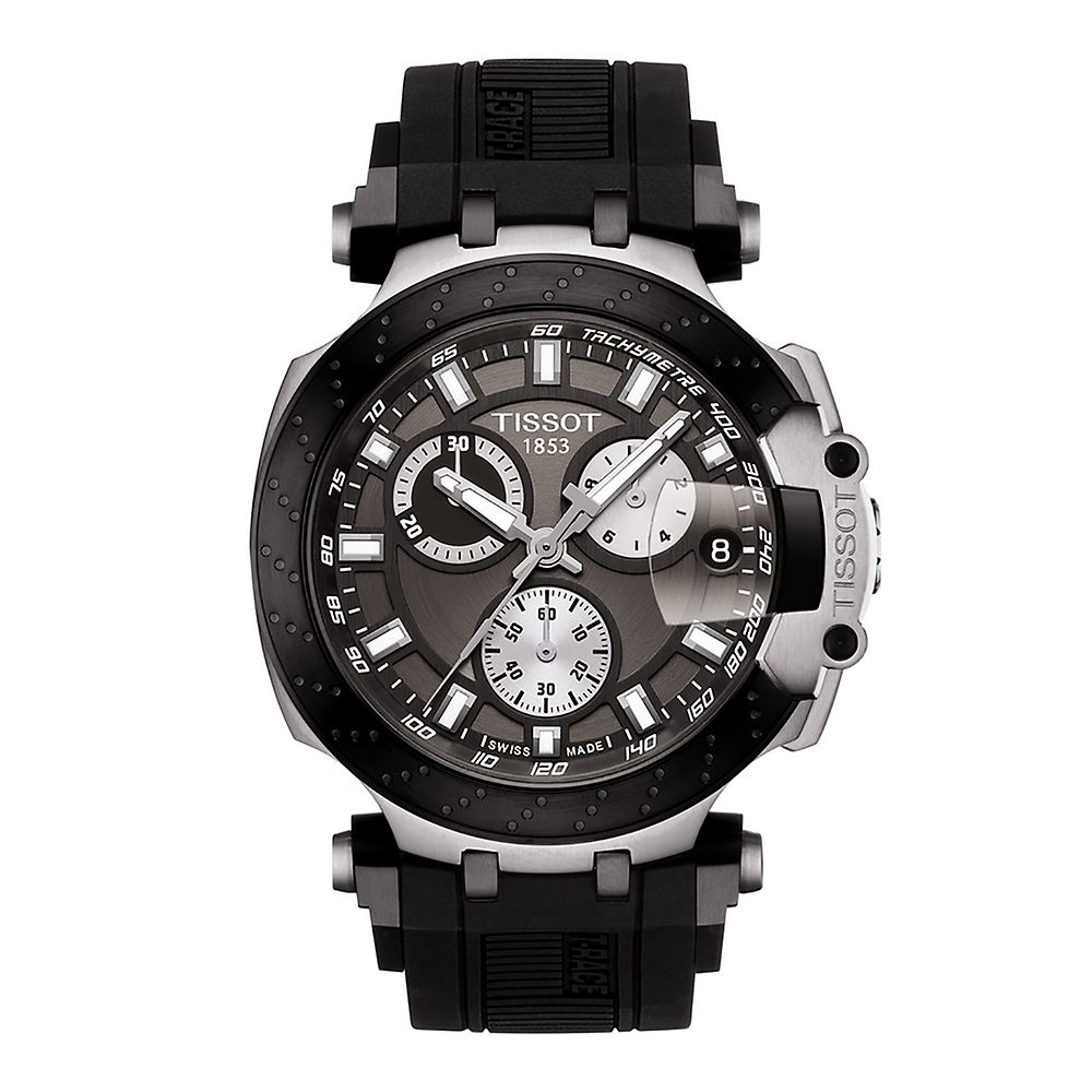 Tissot black online chronograph