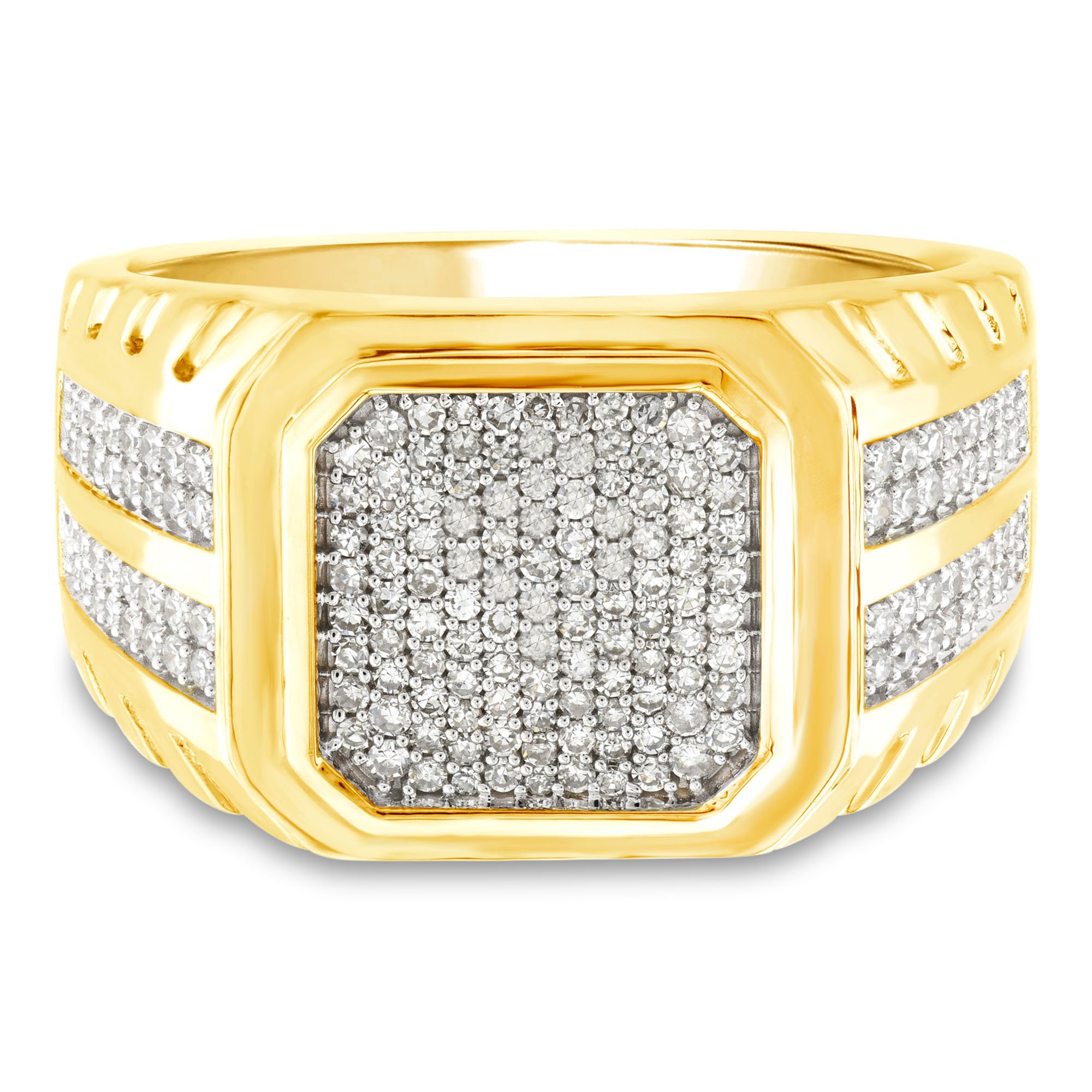 Jewels By Lux 10K Yellow Gold & Rhodium Men's Eagle Ring