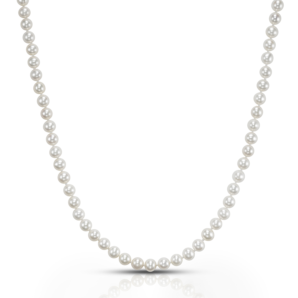 14K gold pearl necklace - Jewelry