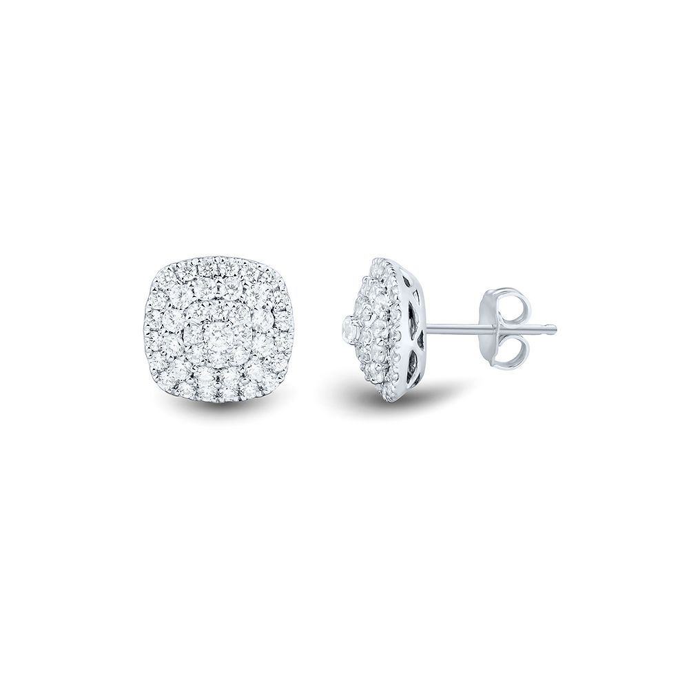 Helzberg Lab Grown Diamonds 1 ct. tw. Lab Grown Diamond Stud Earrings ...