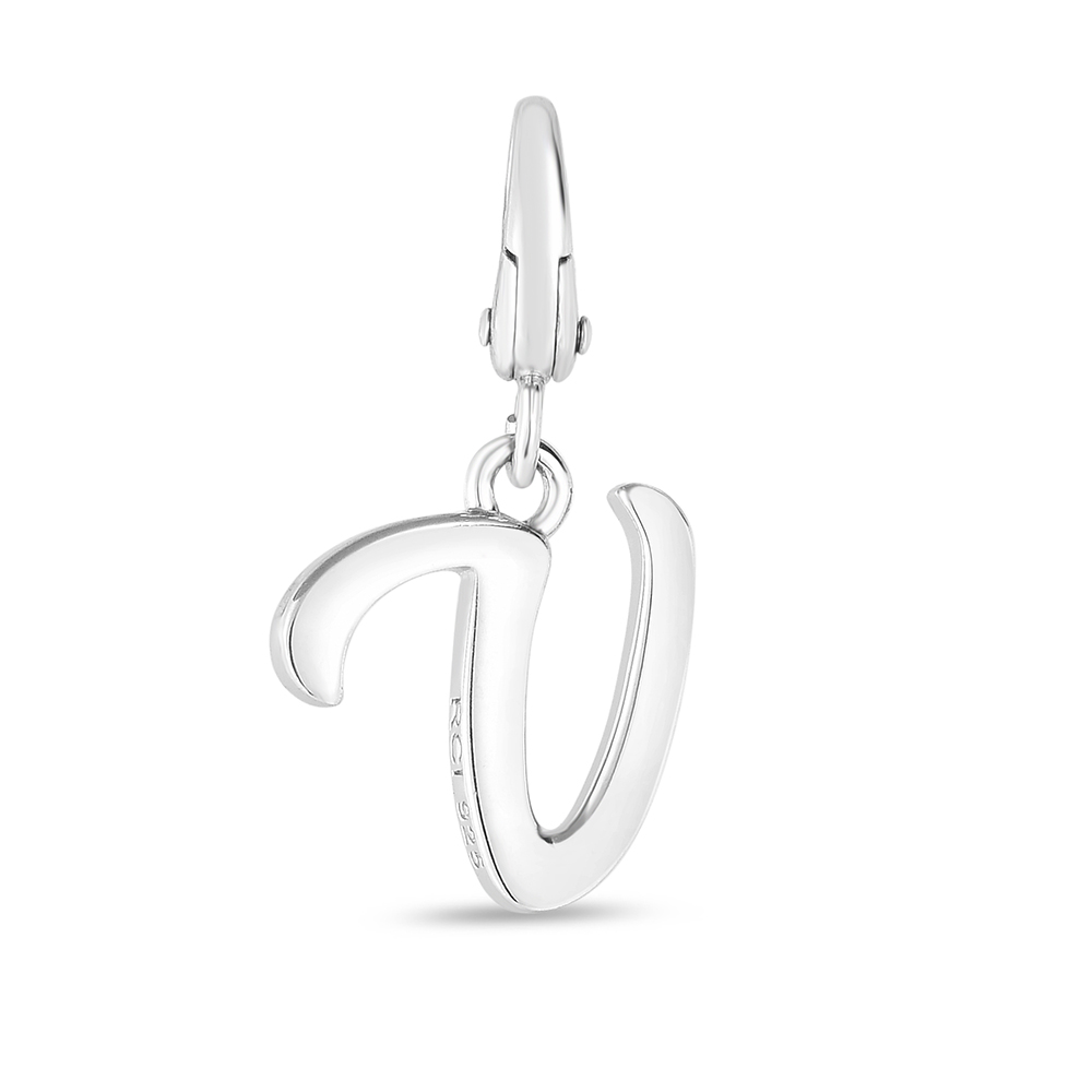 Joyplancraft Letter V Necklace Sexy V shaped Charm with Stainless