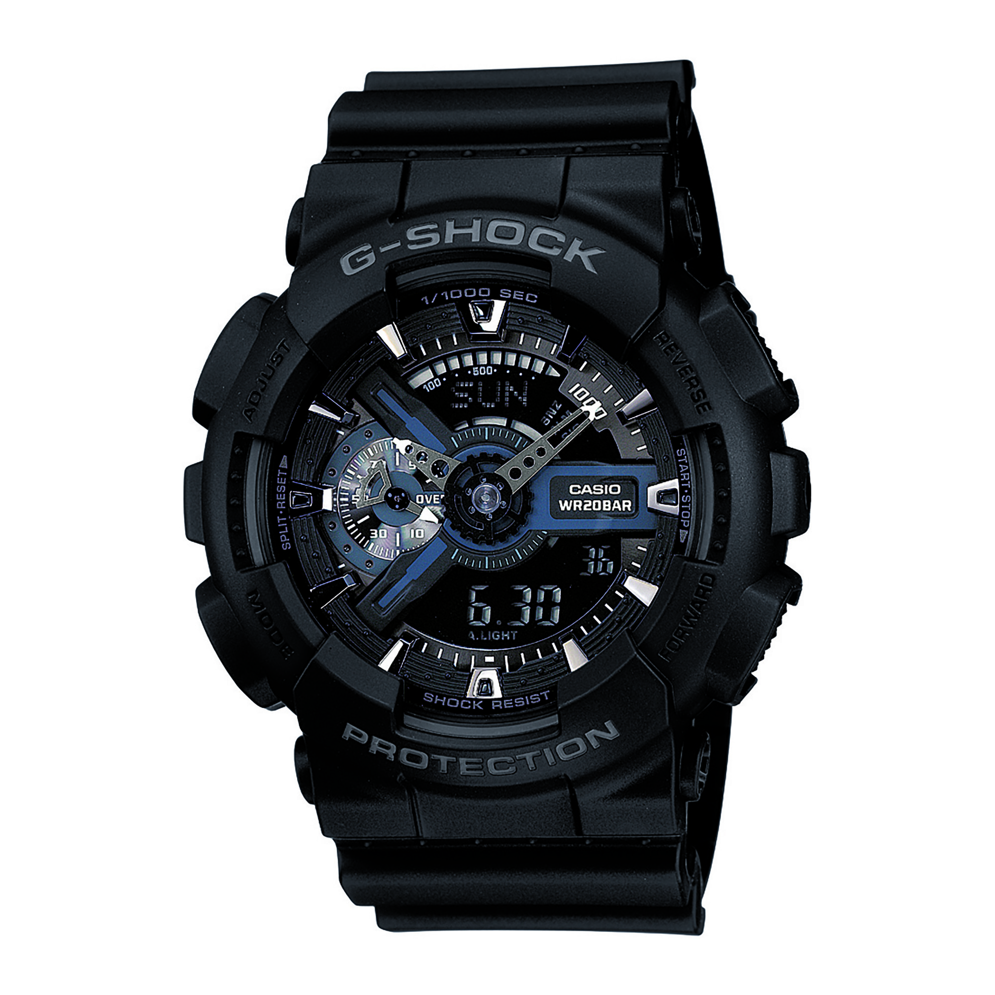 Men’s 110-Series Black Resin Watch