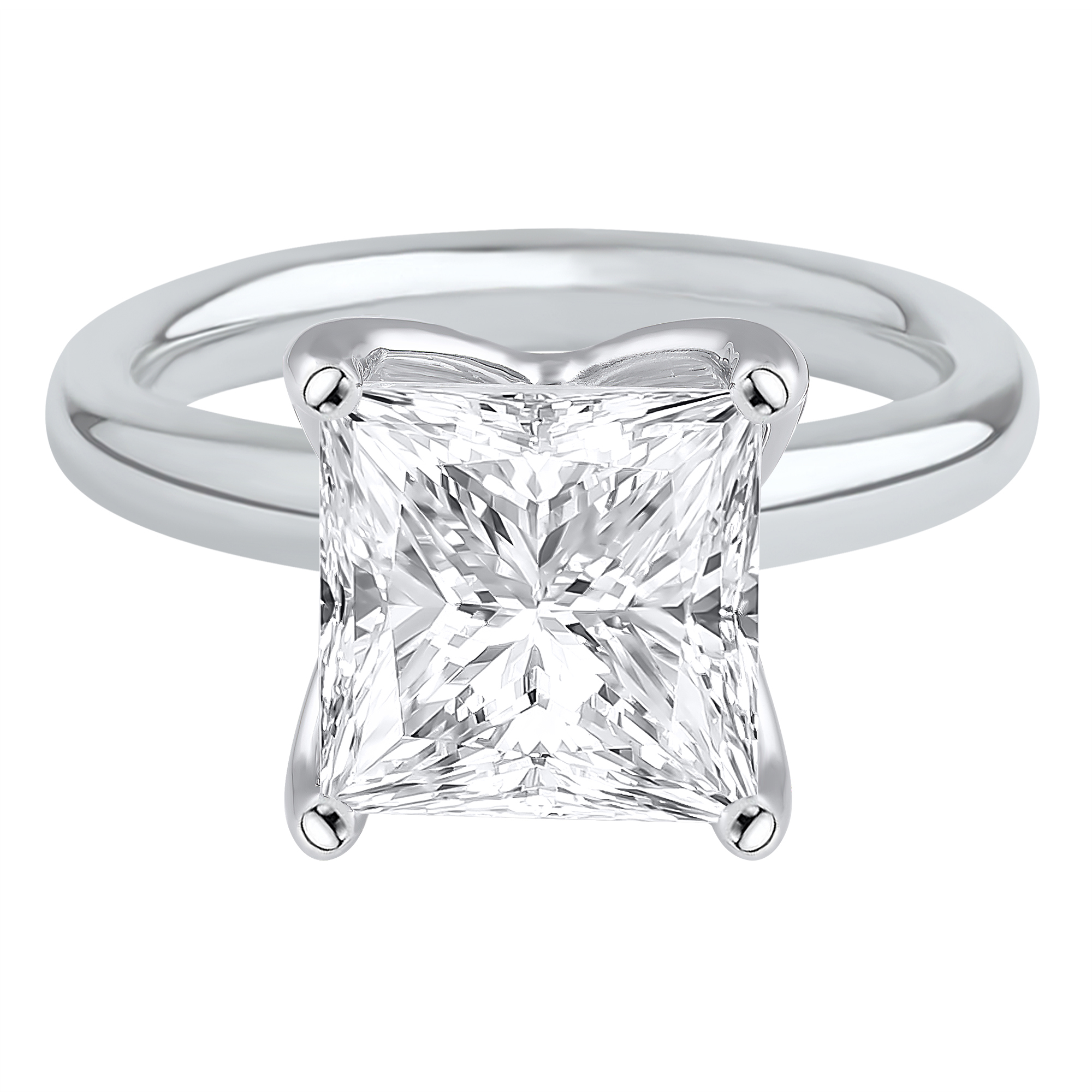 Radiant Star® Cut Light Heart® Lab Grown Diamond Solitaire